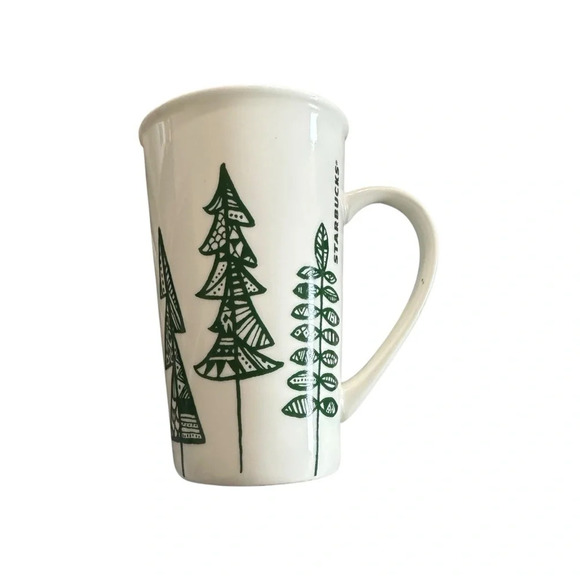 Starbucks 2015 Christmas Tree Coffee Cup 17.8oz - Picture 2 of 4
